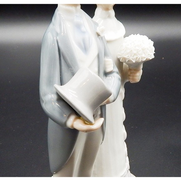 Lladro Spain Wedding Couple Bride & Groom #4808 Cake Topper Figurine - Picture 11 of 11